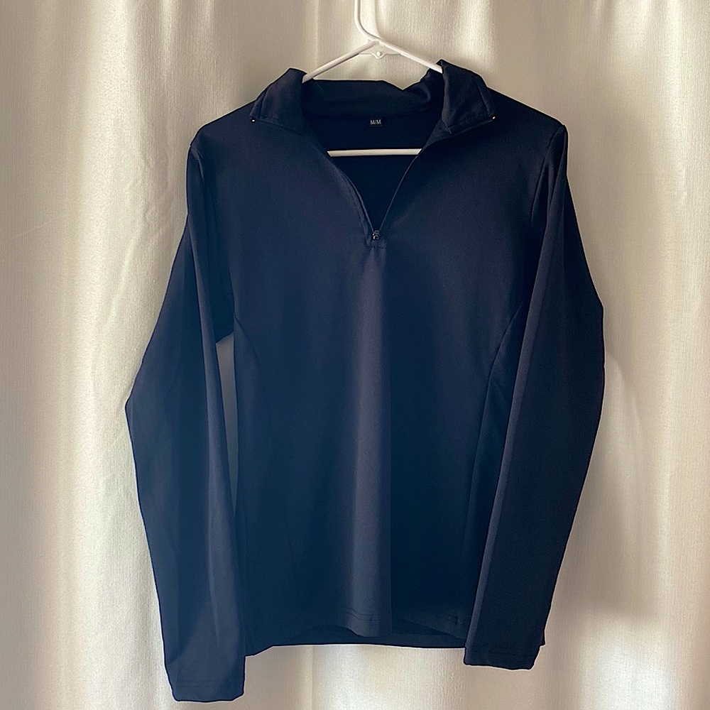 24 available NWOT Women’s Black sizes S/M/L ECO brand. 1/4 zip athletic jacket